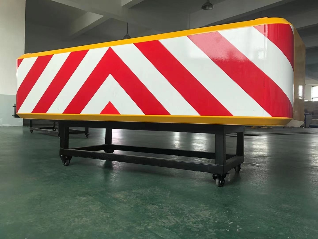el tipo fijado dispositivo del almacenador intermediario detrás guarda el atenuador del desplome de la carretera de HS-80W-LT