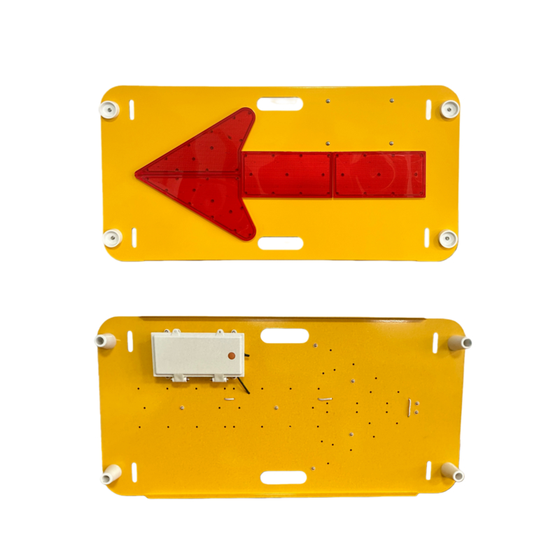 Tabla de señalización visual direccional personalizable con modo estroboscópico y voltaje DC6V