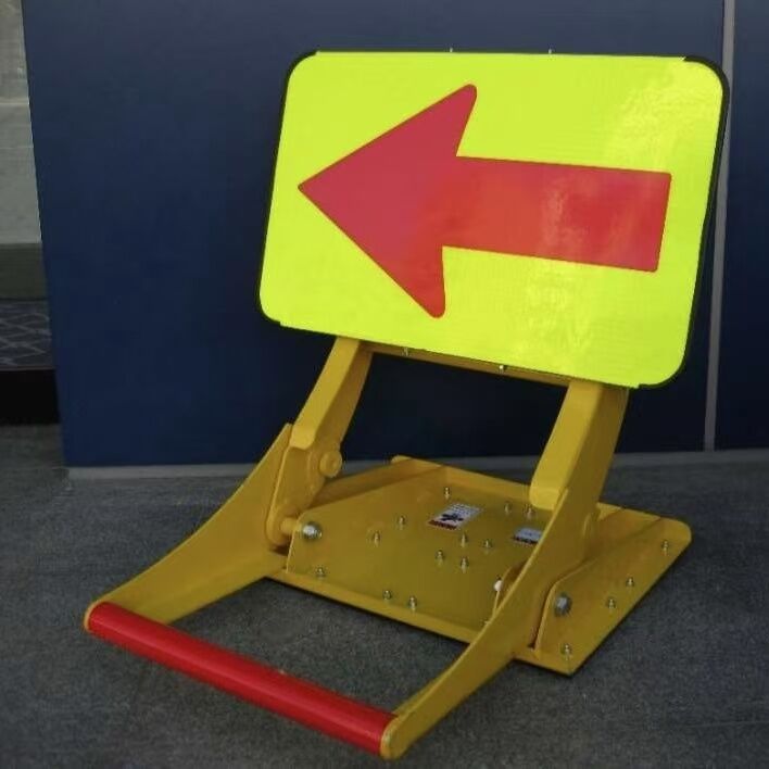 Barricadas portátiles plegables de vehículos ligeros y duraderos recubiertas en polvo para el control del tráfico y la interceptación de vehículos