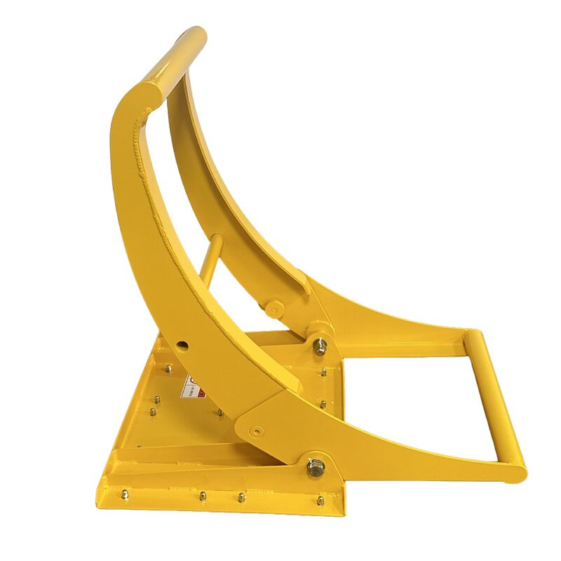 Barricada portátil plegable ligera con frenado activo para el control del vehículo a baja velocidad