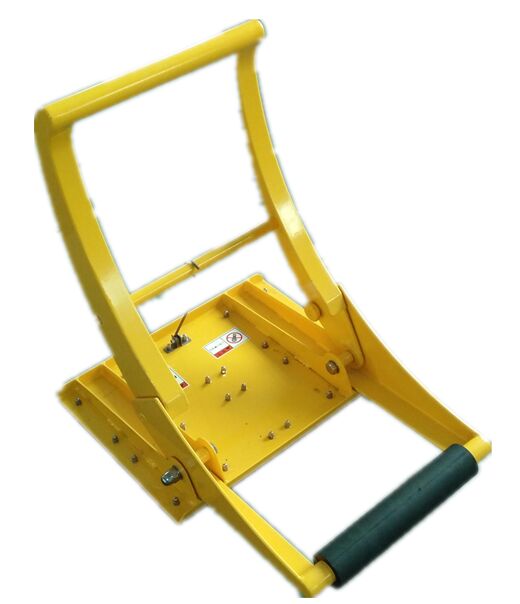 Barrera portátil para vehículos de lámina de aluminio y caucho con diseño plegable y peso ligero de 13,4 kg para carreteras de baja velocidad