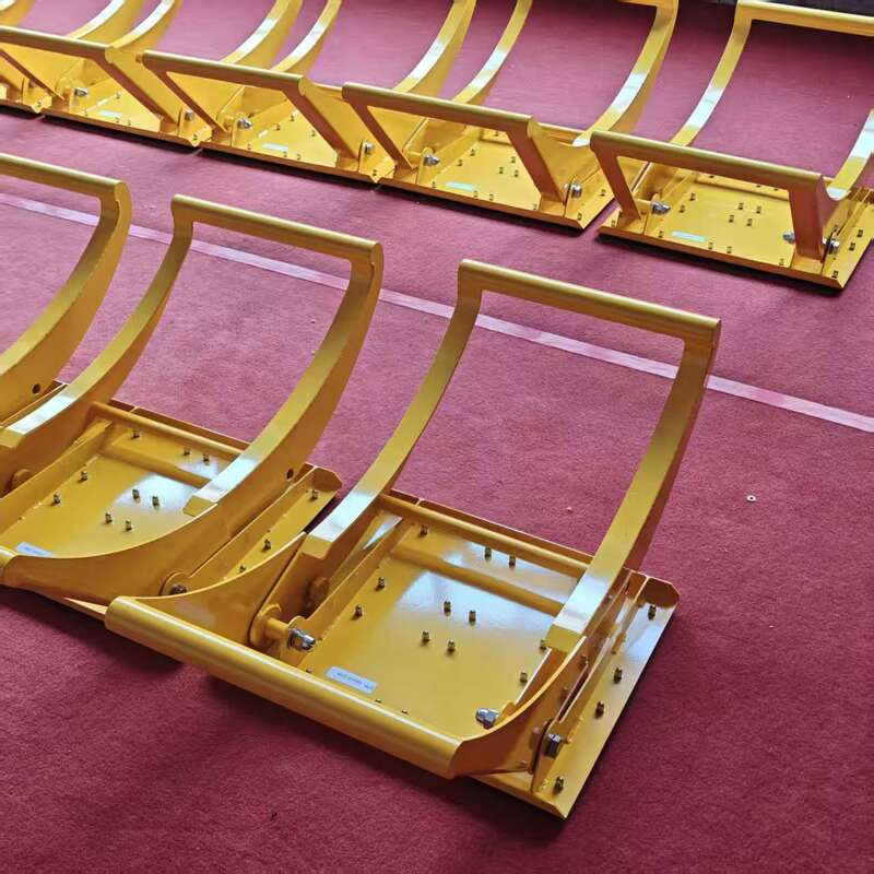 Barrera portátil para vehículos de lámina de aluminio y caucho con diseño plegable y peso ligero de 13,4 kg para carreteras de baja velocidad