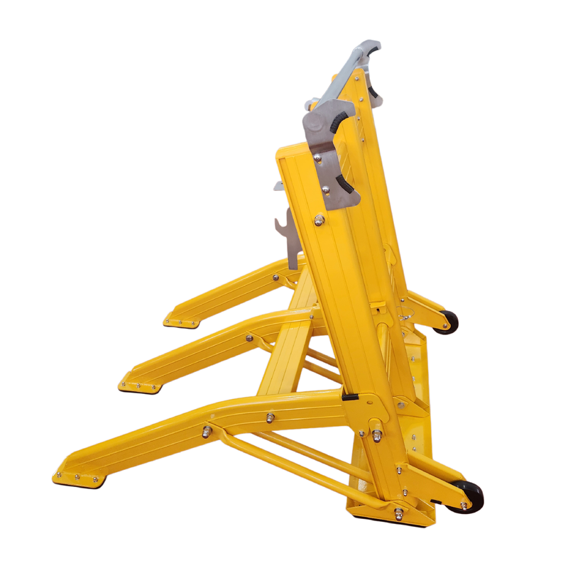 Barrera vehicular plegable ligera antiametralladora de 25 kg con amarillo de ingeniería de alta visibilidad para seguridad vial