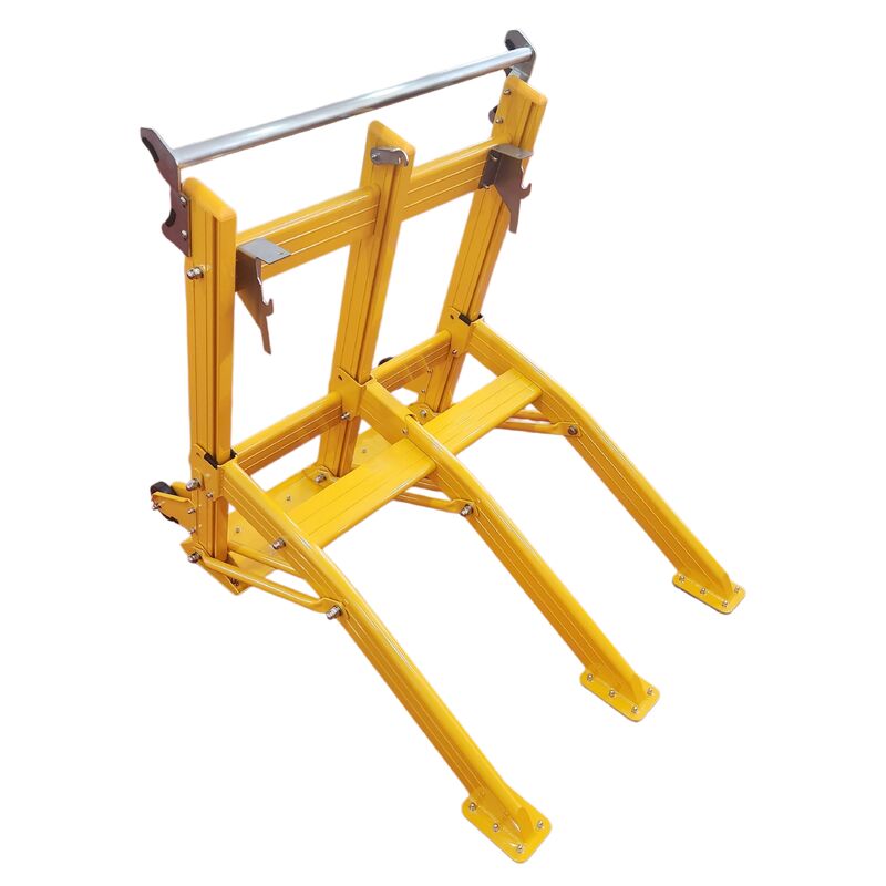 Barreras portátiles ligeras de aleación de aluminio para vehículos con diseño plegable y mecanismo de palanca mecánica para construcción de carreteras