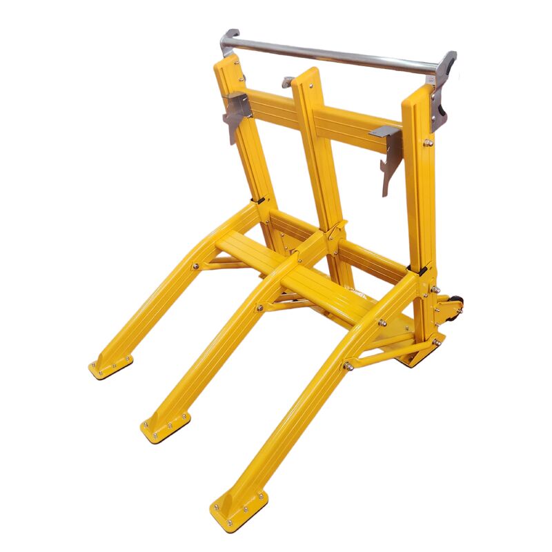 25kg Barreras Portátiles Plegables para Vehículos en Amarillo de Ingeniería de Alta Visibilidad para Seguridad Vial