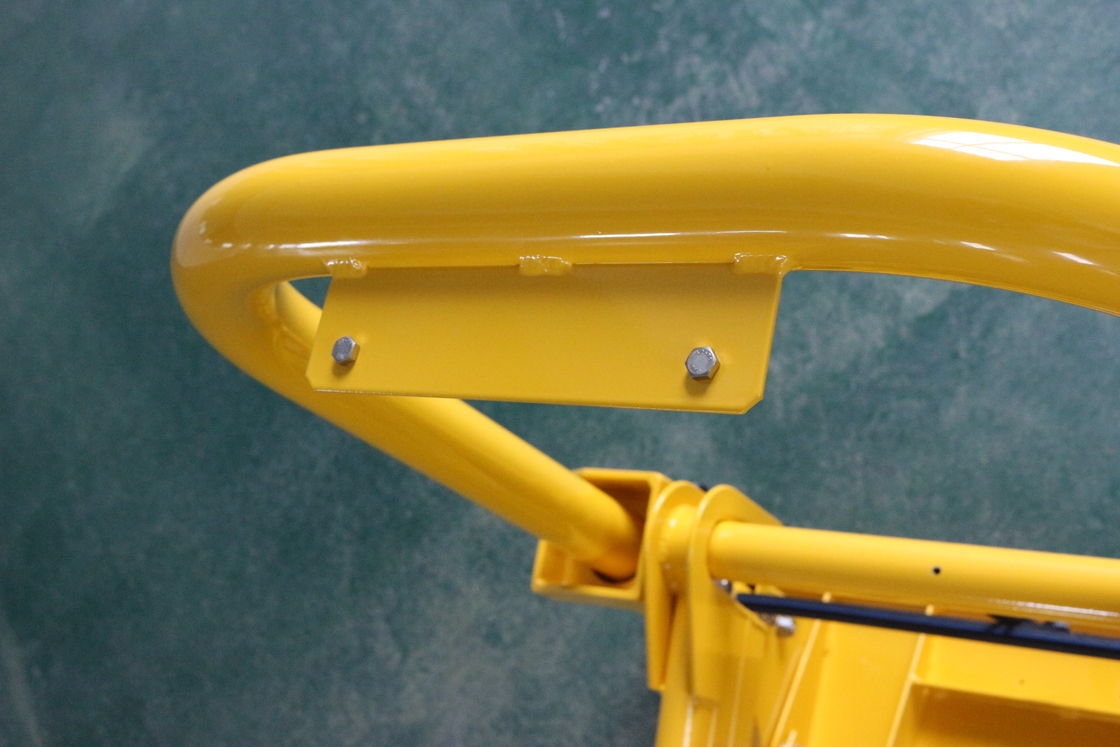 Barrera portátil plegable de 660 mm de ancho para vehículos con pulverización electrostática para zonas de construcción