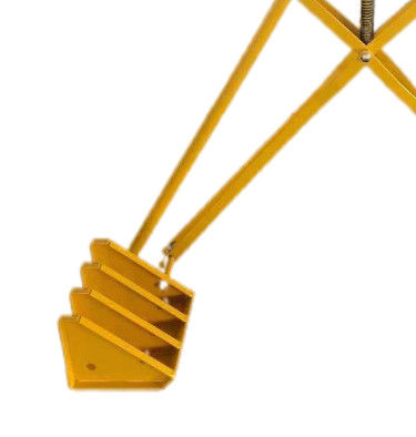 Color amarillo del PDA del remolque de los dispositivos antis portátiles de aluminio del hurto