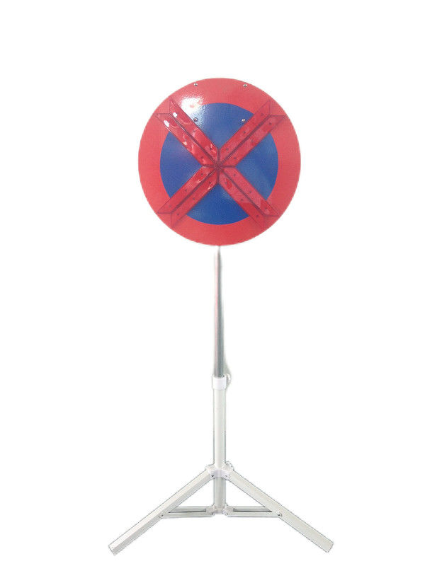 Signo de advertencia LED de alto brillo con altura ajustable y diseño impermeable para el control del tráfico