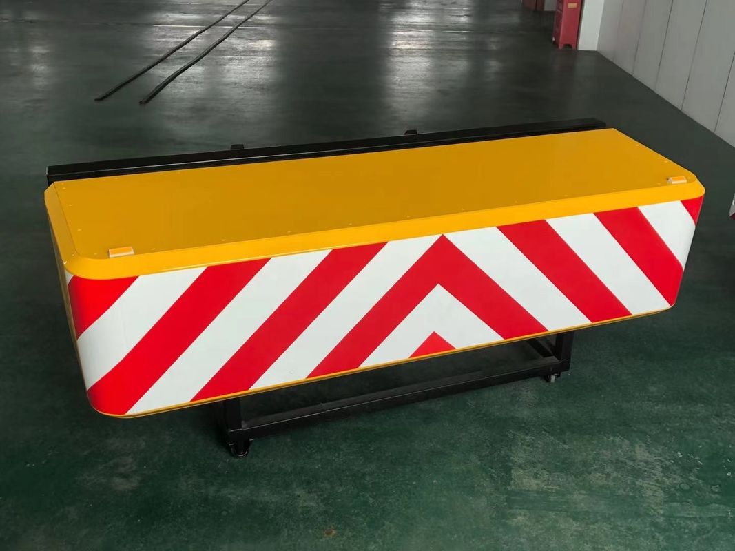 Barreras antis de aluminio del vehículo del color amarillo para el camión de basura