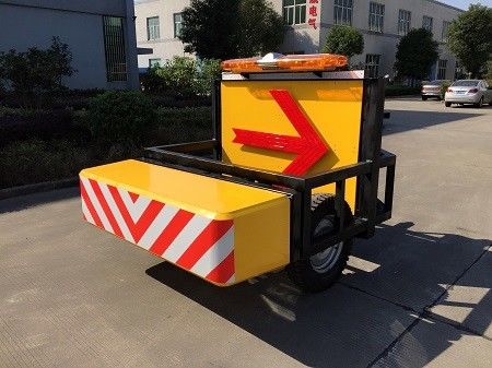 Barreras antis de aluminio del vehículo del color amarillo para el camión de basura