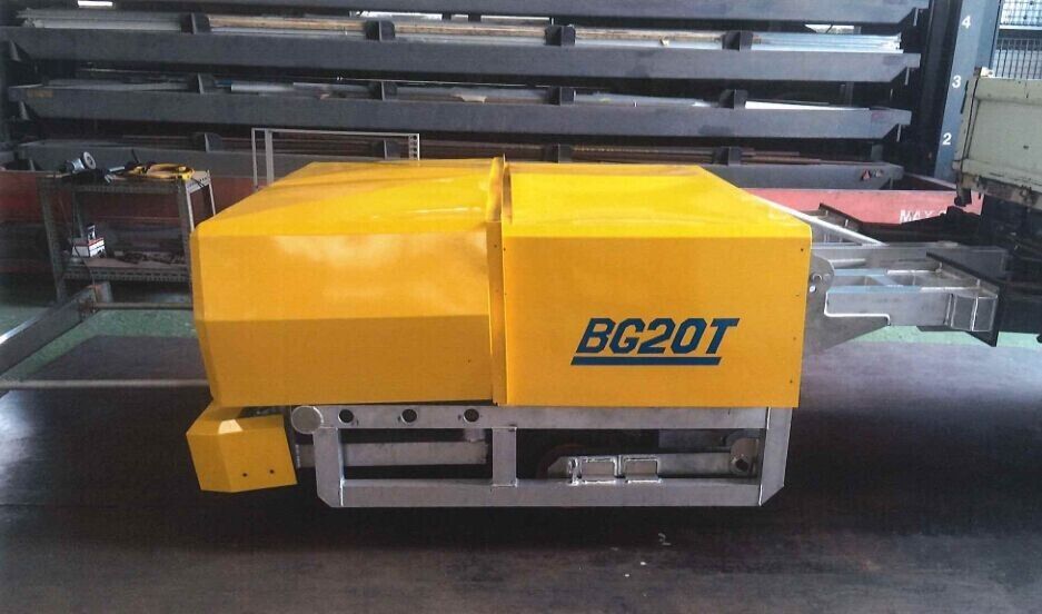 Amarillo de tráfico Atenuador montado en camión de 750 kg con construcción de aleación de aluminio para una alta resistencia al impacto