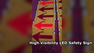 Pruebas y embalaje de tableros de flechas con iluminación LED