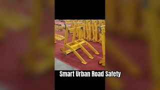 Barrera de vehículos compacta diseñada para vías urbanas de baja velocidad